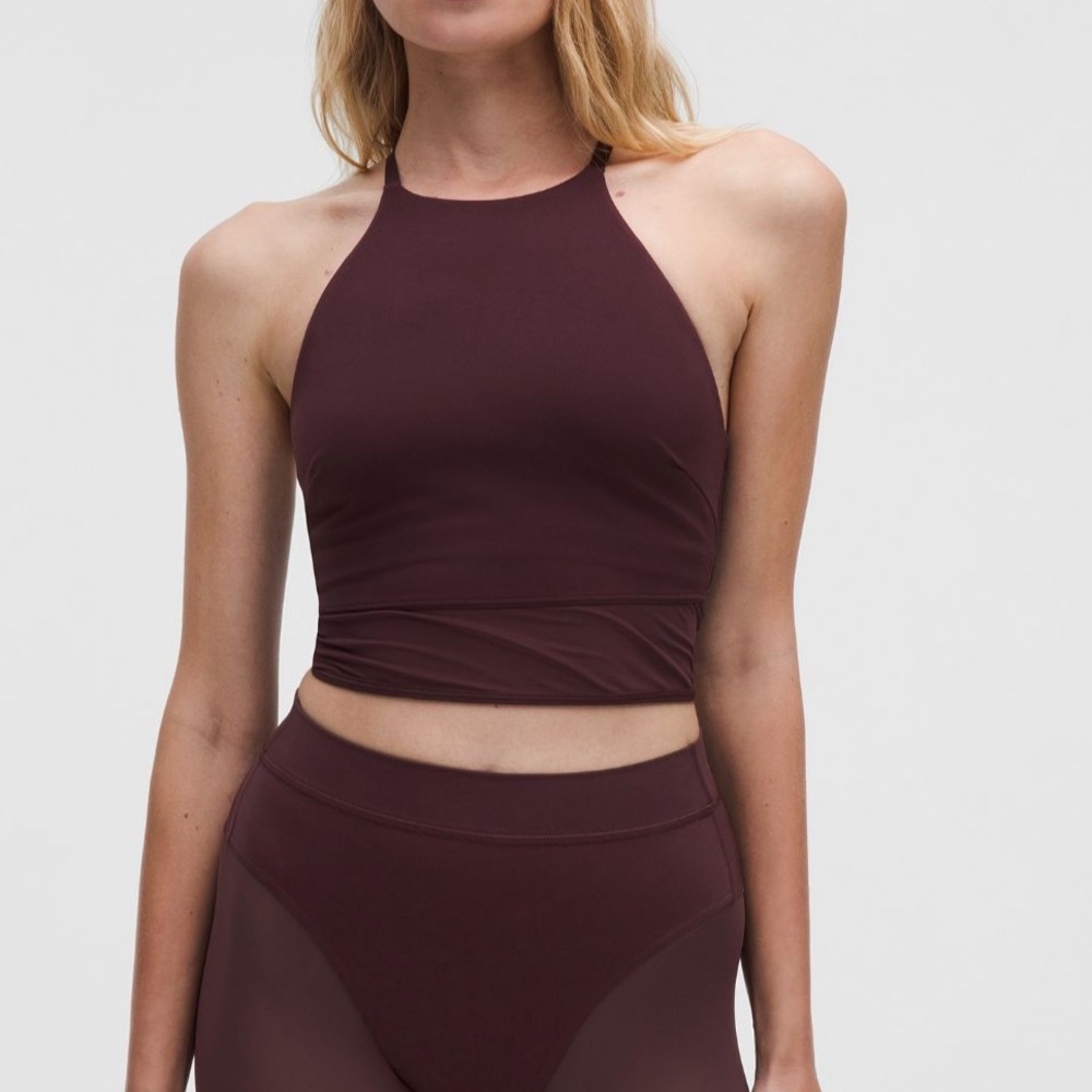 Lululemon Athletica Burgundy Tank top